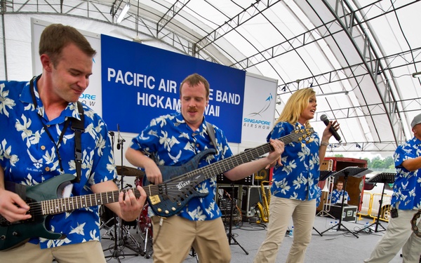 US Air Force Band of the Pacific, Hawaii rocks 2012 Singapore Airshow