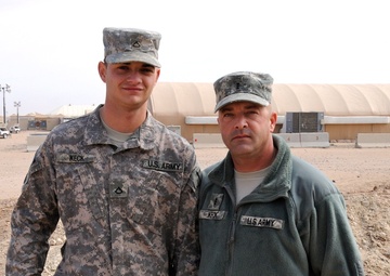 Third Army father, son serve together