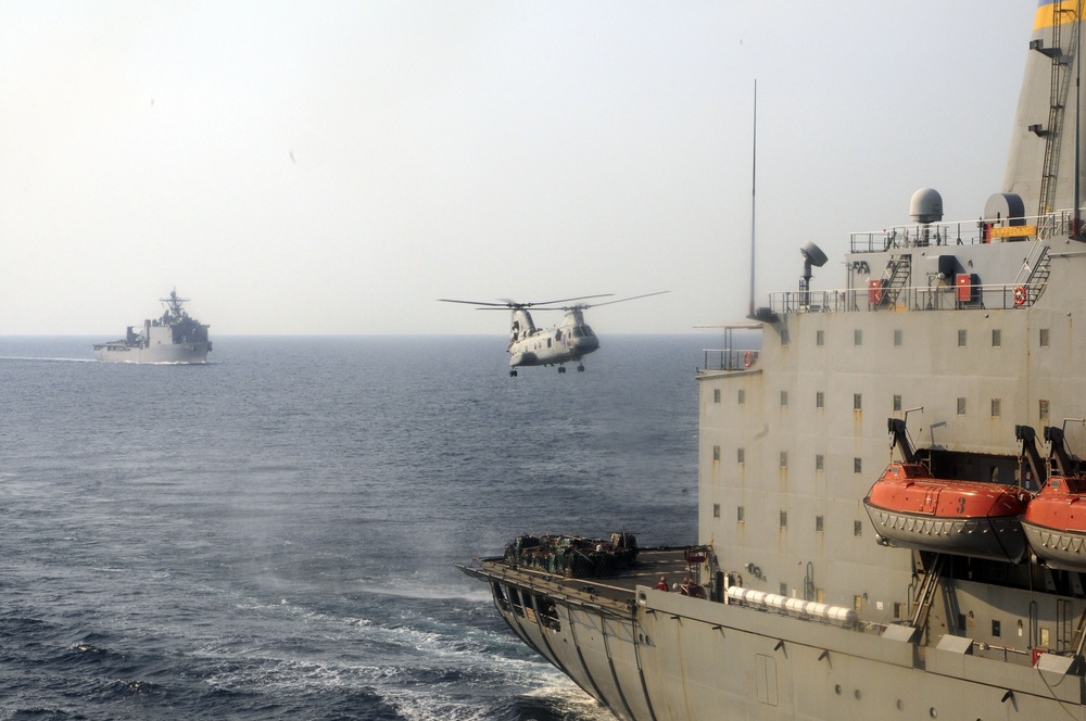 Germantown replenishment at sea