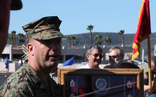 Master sergeant retires after 20 years of service
