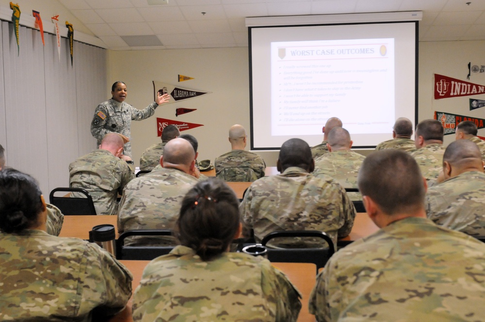 Returning Duke soldiers readjust through resiliency training