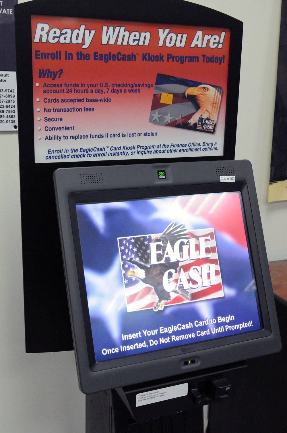EagleCash Card Kiosk