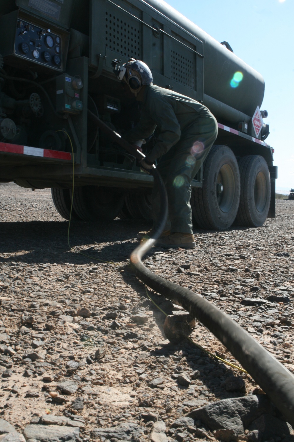 No fuel no fly: MWSS-373 bulk fuel