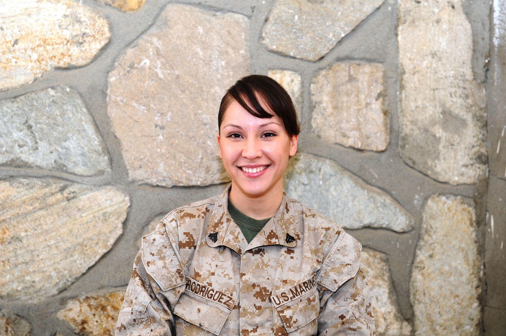 Marine Cpl. Antoinette Rodriguez