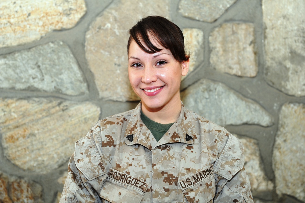 Marine Cpl. Antoinette Rodriguez