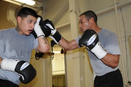 Air Defense Soldiers train for upcoming boxing tournament