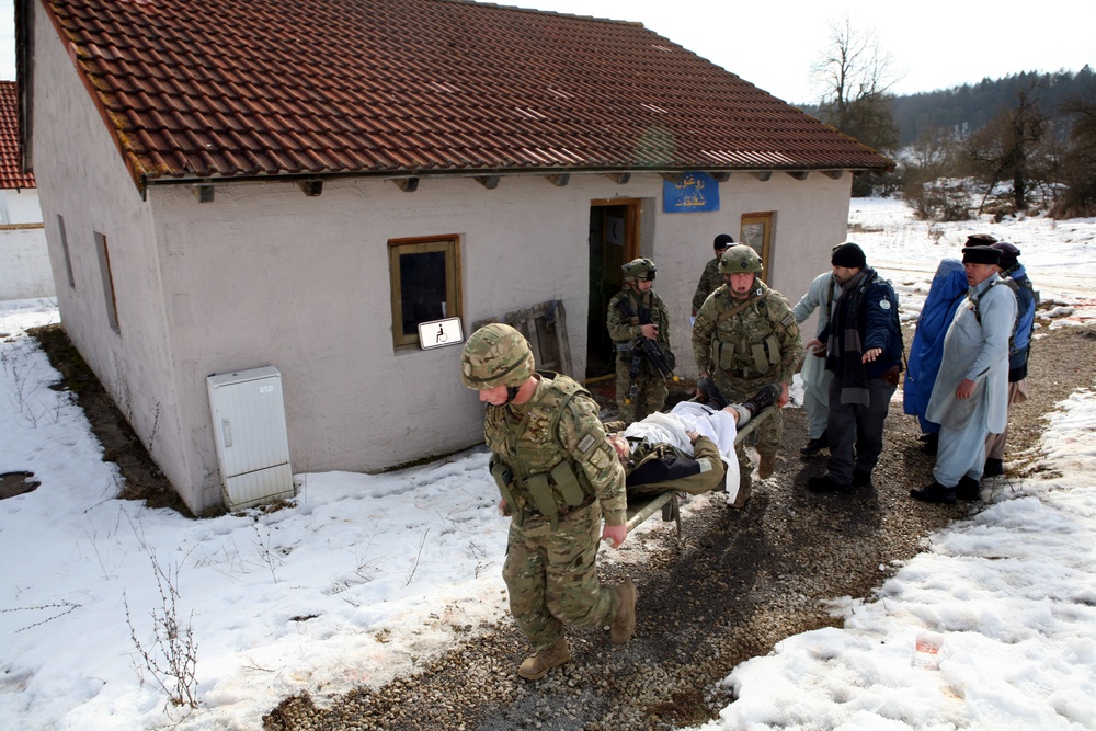 Marines praise Georgian soldiers mass casualty exercise output