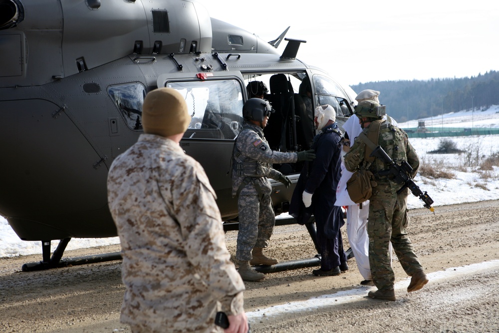 Marines praise Georgian soldiers mass casualty exercise output