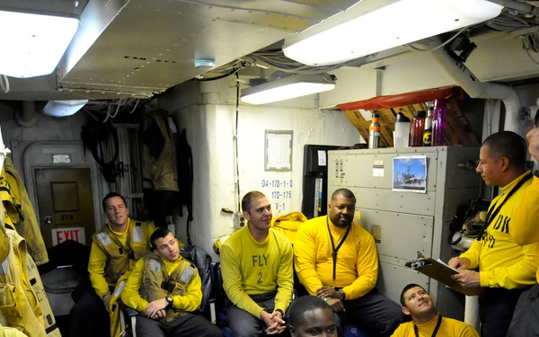 USS Carl Vinson action