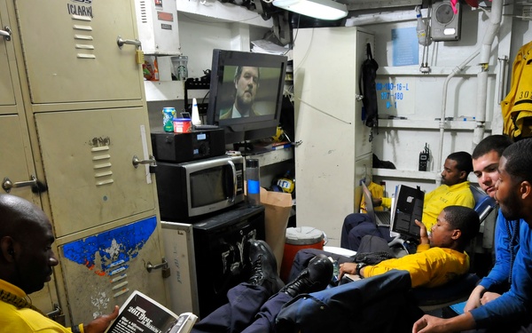 USS Carl Vinson action