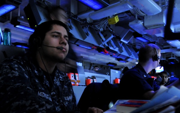 USS Carl Vinson action