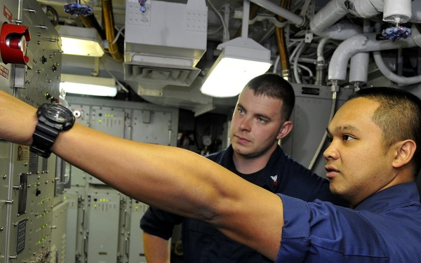 USS Carl Vinson action