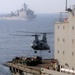 USS Germantown replenishment at sea