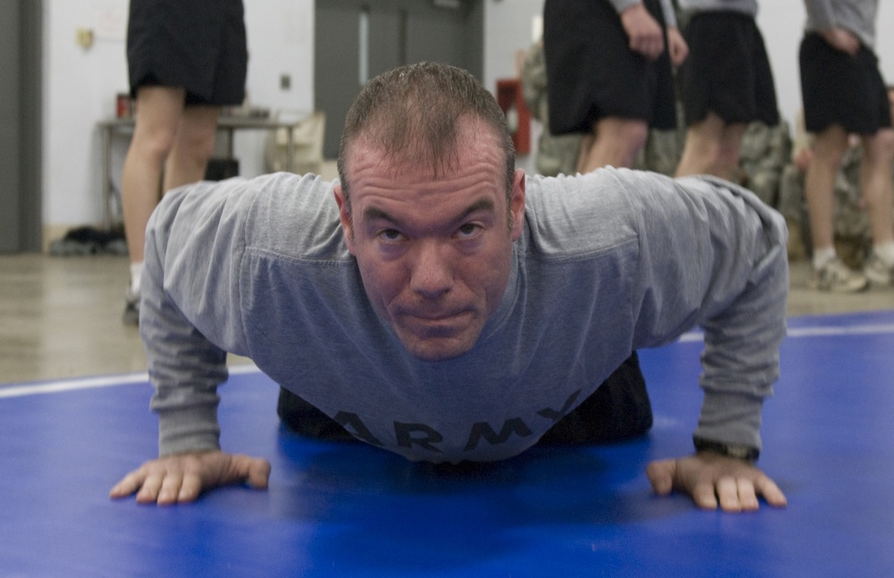 372nd Engineer Brigade Best Warrior Competition Army physical fitness test