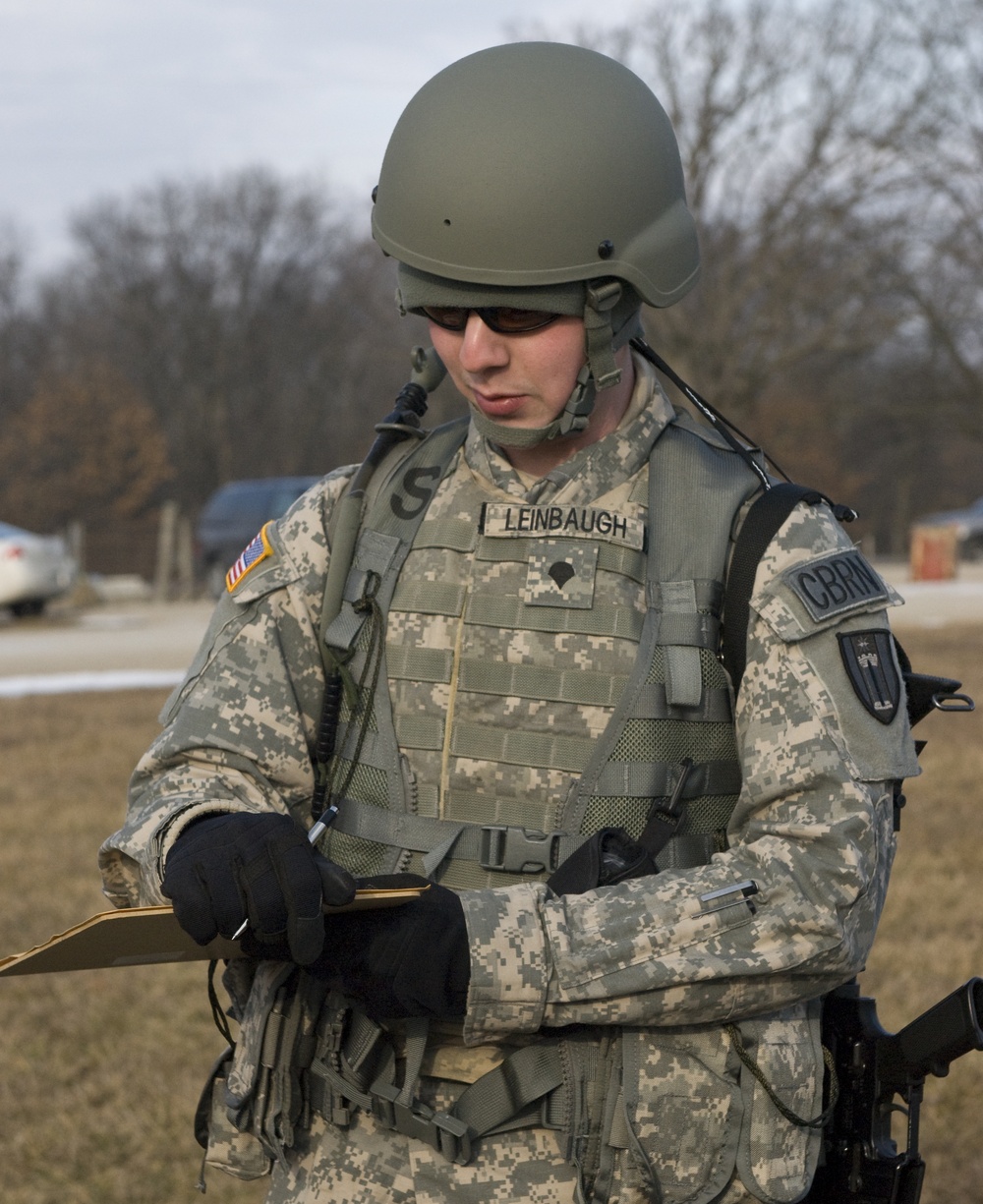 372nd Engineer Brigade Best Warrior Competition land navigation