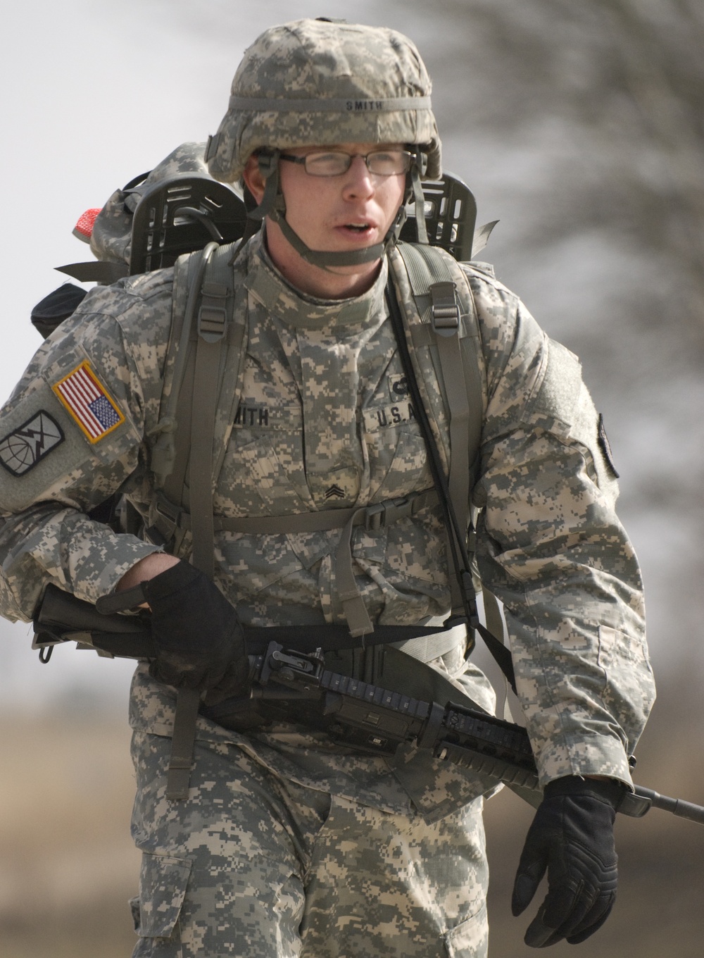 372nd Engineer Brigade Best Warrior Competition road march