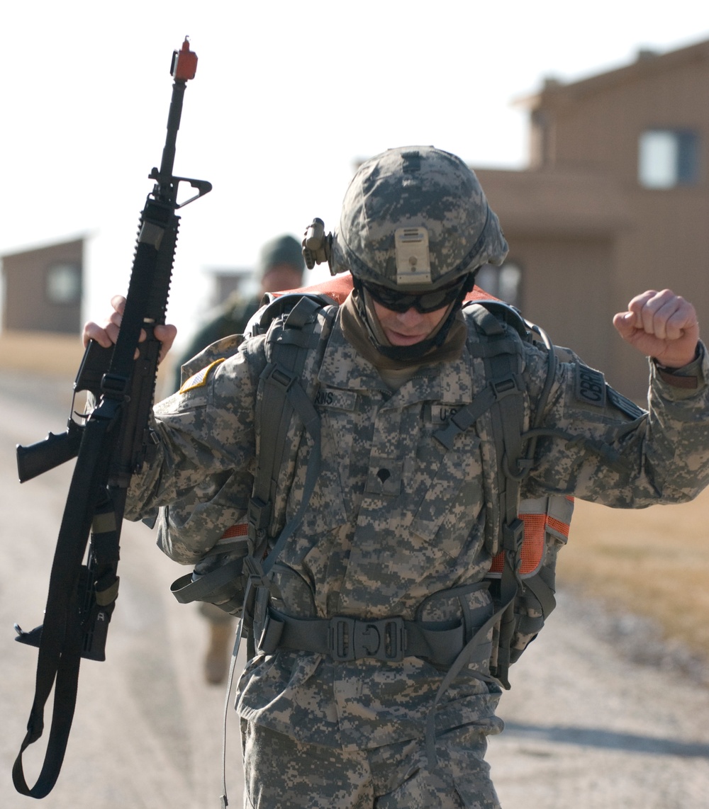 372nd Engineer Brigade Best Warrior Competition road march