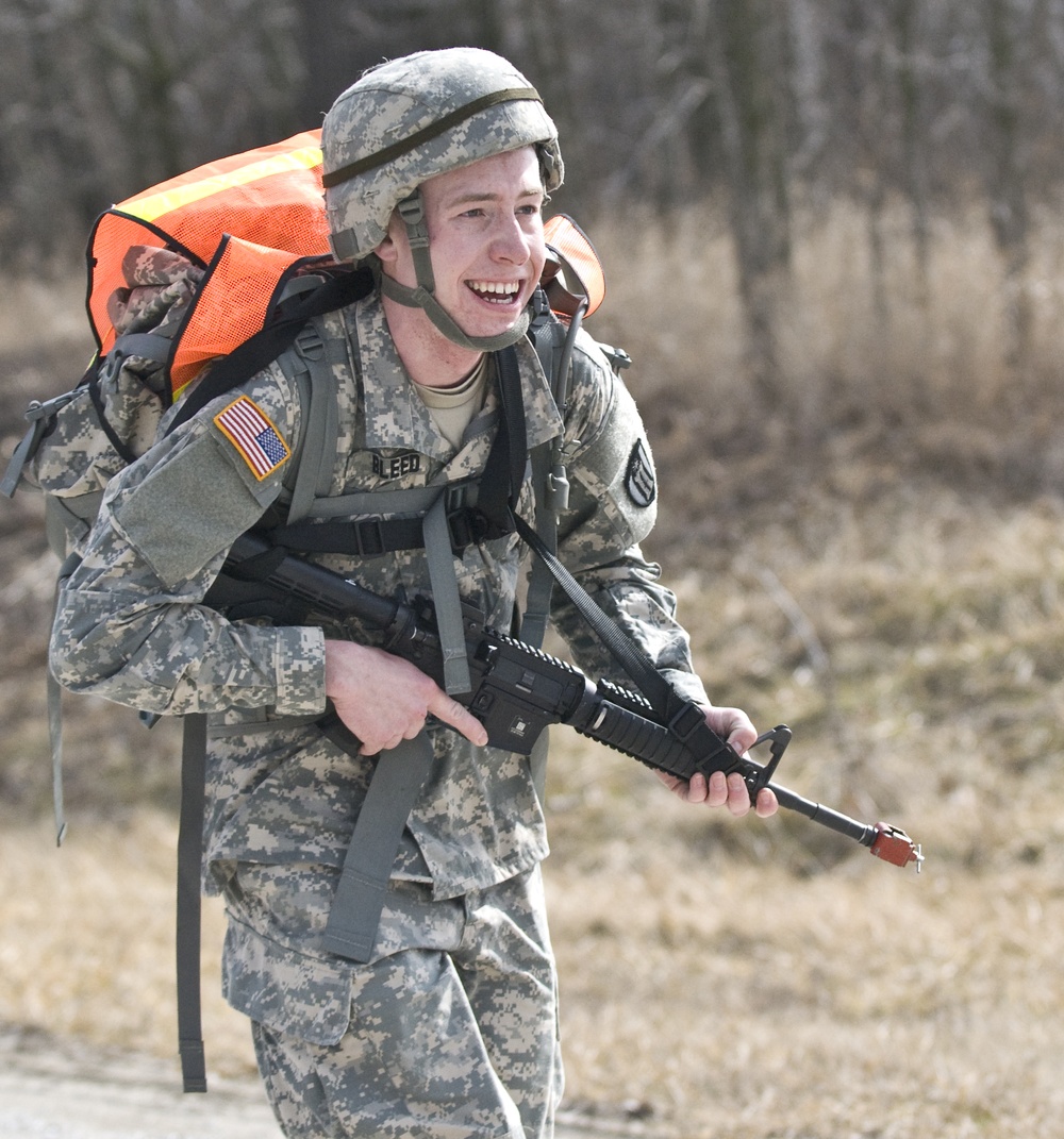 372nd Engineer Brigade Best Warrior Competition road march