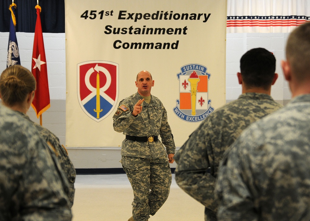 451st commanding general discusses unit patch