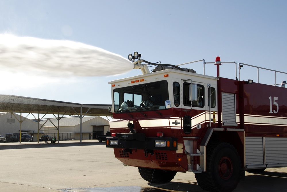 Fired up: 188th Fire Emergency Services Flight sharpens skills