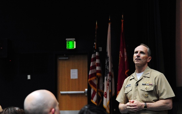 All-hands call at Naval Support Activity, Naples
