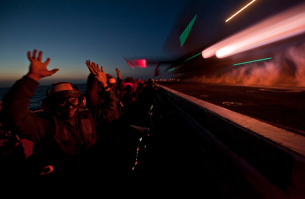 USS Carl Vinson flight operations