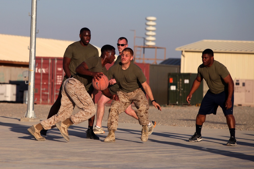 Any clime or any place, Marines stay fit