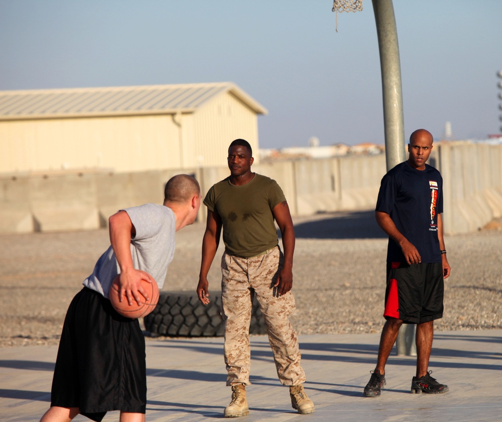 Any clime or any place, Marines stay fit