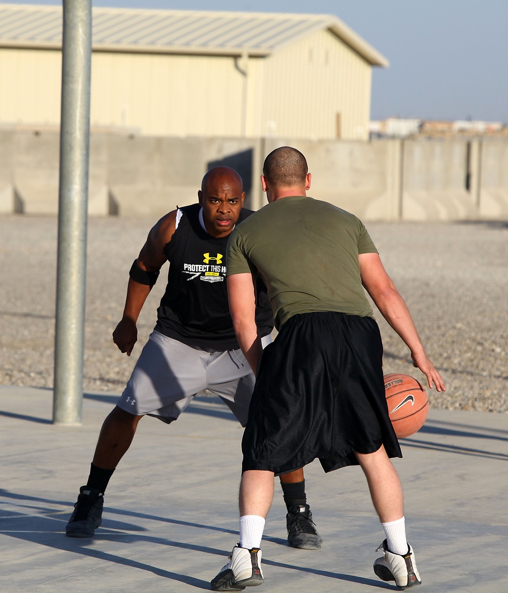 Any clime or any place, Marines stay fit