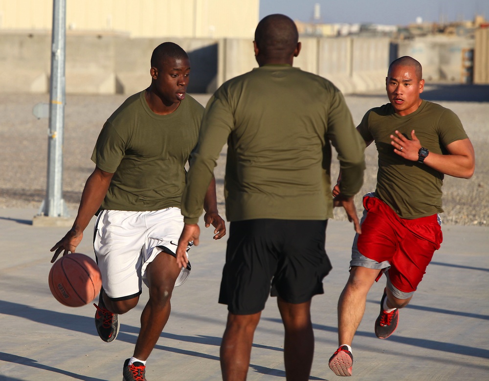 Any clime or any place, Marines stay fit