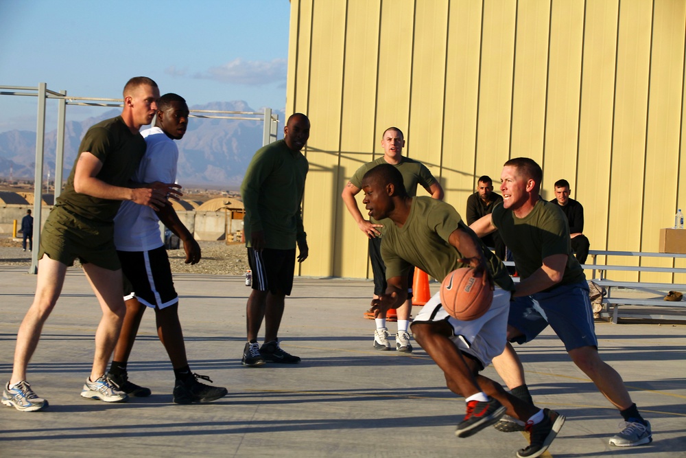 Any clime or any place, Marines stay fit