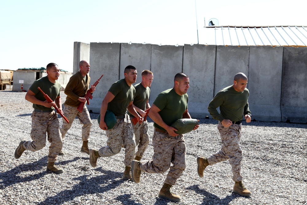 Any clime or any place, Marines stay fit