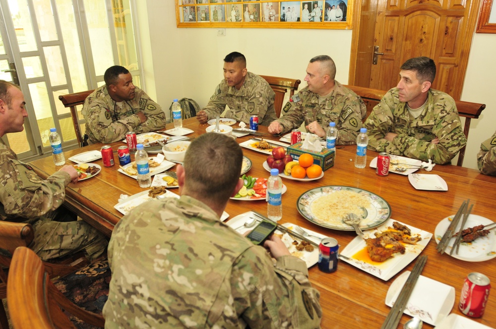 Kandahar Air Wing luncheon with 25th Combat Aviation Brigade