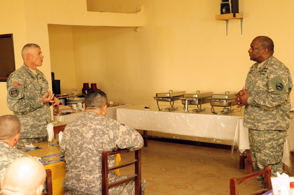MG Hooper, AFRICOM J5, visits Operation Onward Liberty