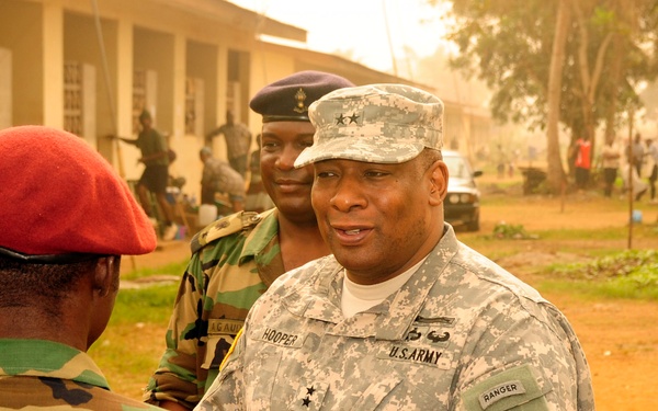 MG Hooper, AFRICOM J5, visits Operation Onward Liberty