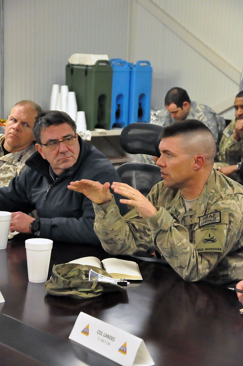 Deputy Secretary of Defense visits Fort Bliss soldiers in Afghanistan