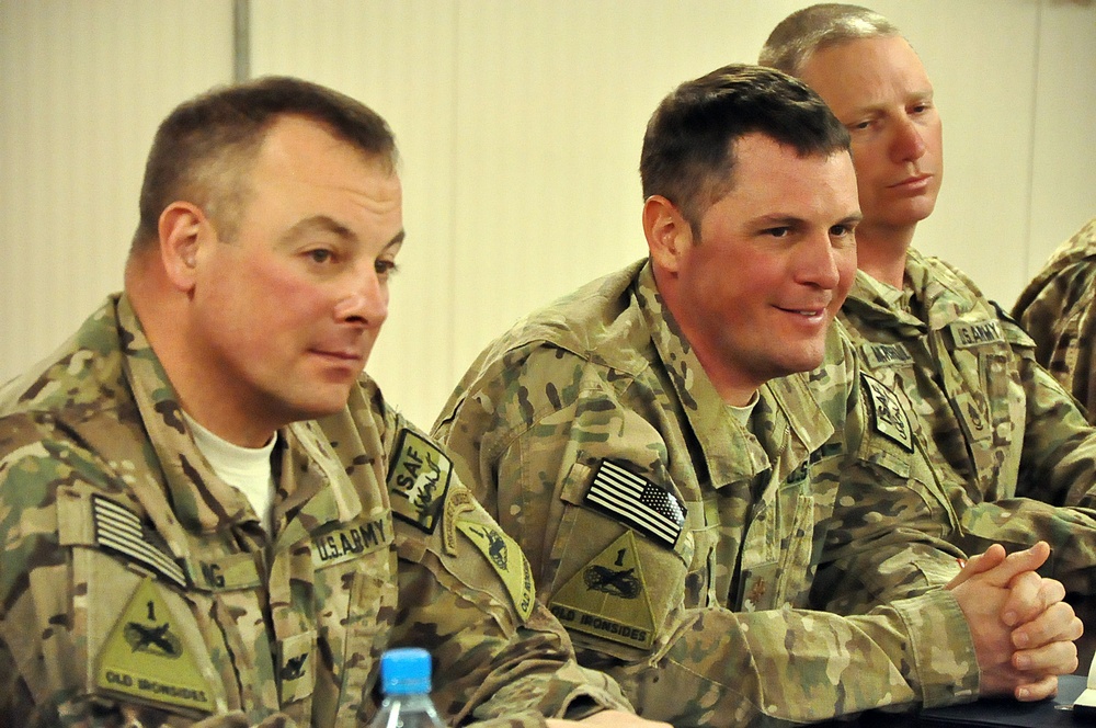 Deputy Secretary of Defense visits Fort Bliss soldiers in Afghanistan