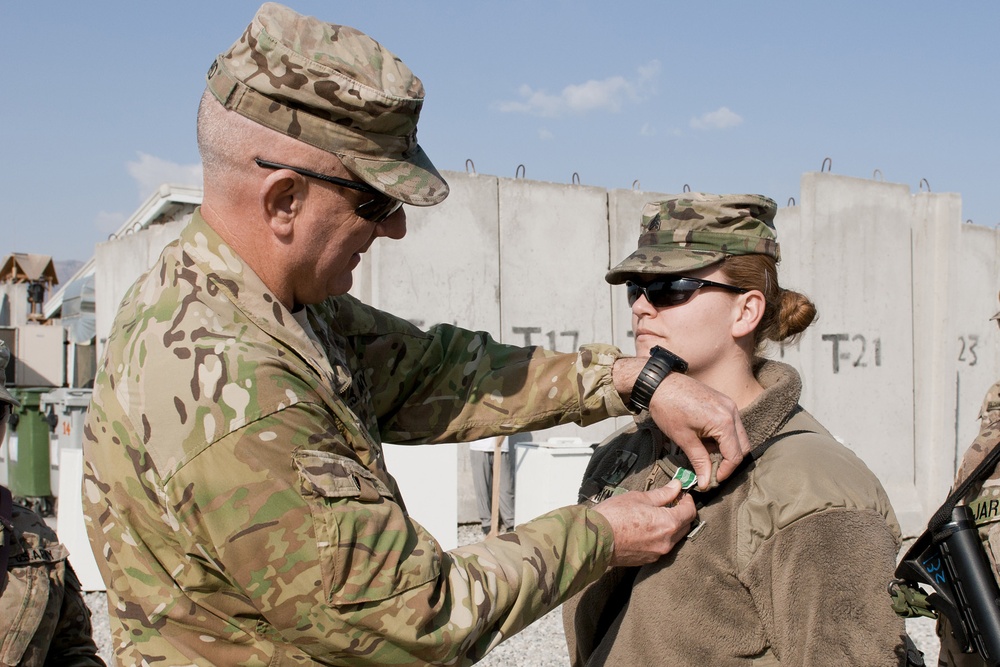 Awards at FOB Gamberi