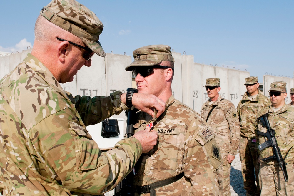 Awards at FOB Gamberi