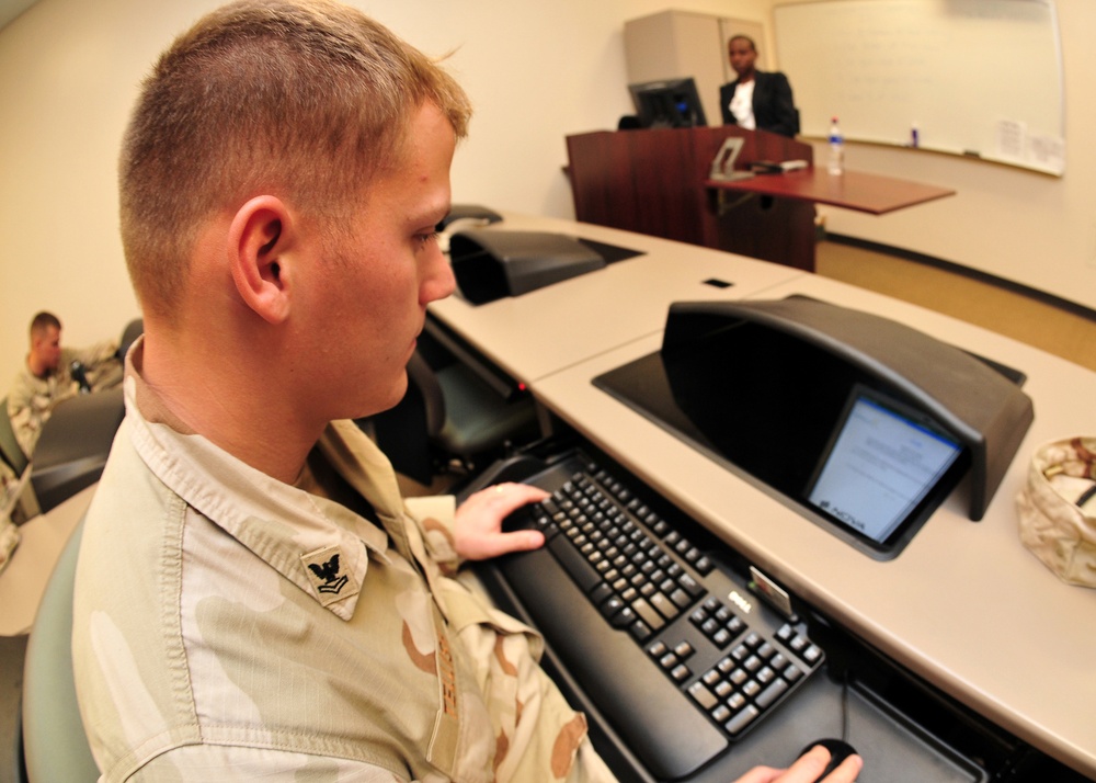 Seabees participate in personality testing at NCBC Gulfport