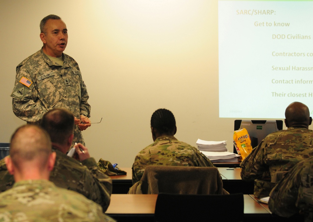 Classes at Fort Carson