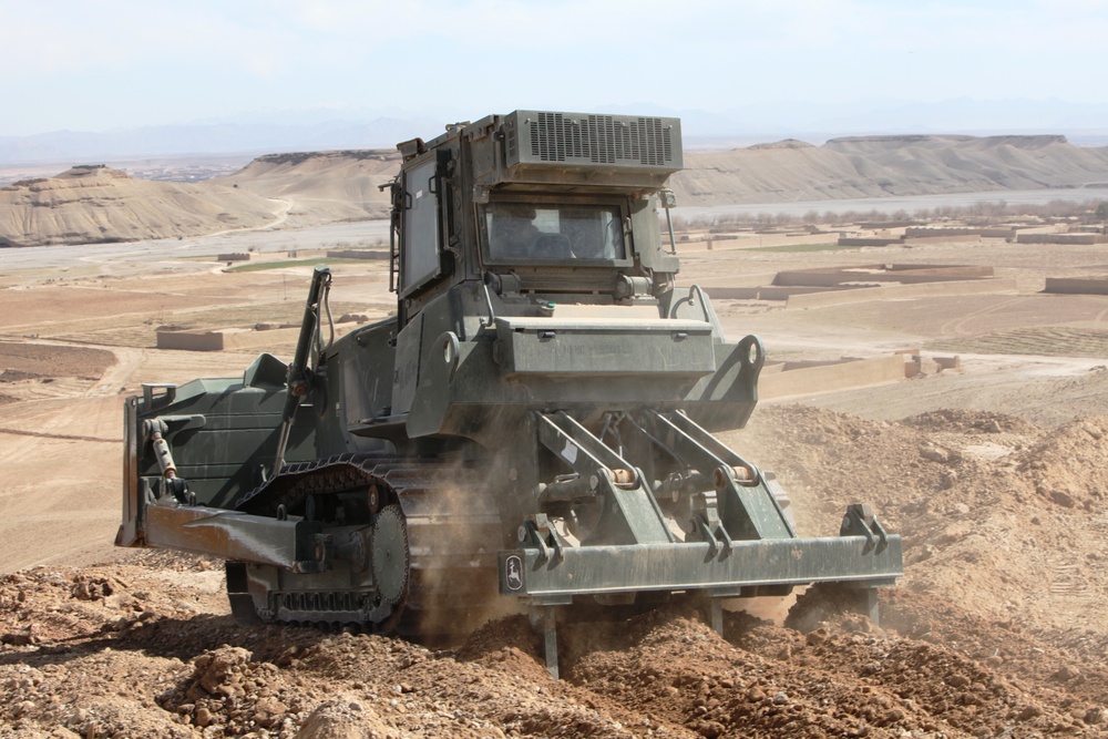 Heavy equipment operators pave way for safer Afghanistan