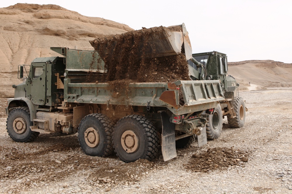Heavy equipment operators pave way for safer Afghanistan