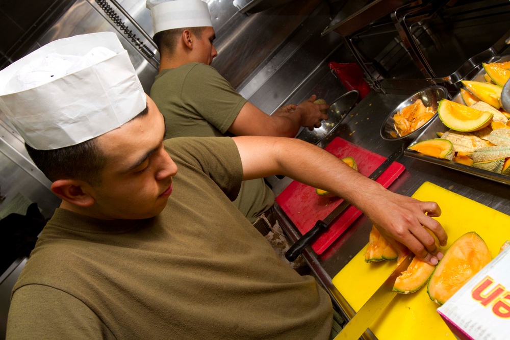 USS New Orleans celebrates Mardi Gras at sea