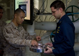 Service members observe Ash Wednesday aboard USS New Orleans