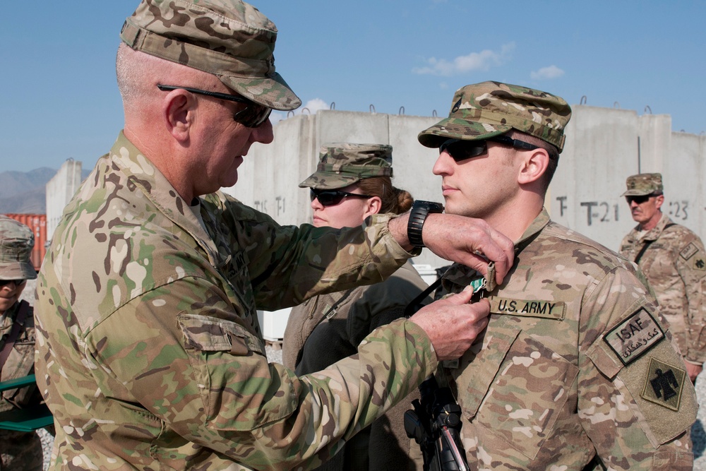 Awards at Forward Operating Base Gamberi