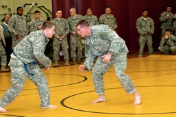 Lancer soldiers go to the mat