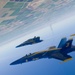 Blue Angels practice flight