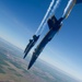 Blue Angels practice flight