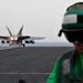 F/A-18F Super Hornet launches from USS Carl Vinson